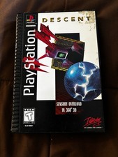 Descent Long Box PS1 (Sony PlayStation 1, 1996) Complete