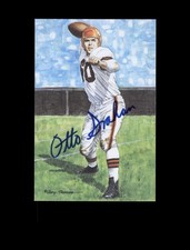 1989 Goal Line HOF Art Collection Set-Break # 11 Otto Graham Auto /5000