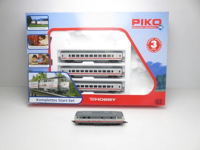 (MHH002) Piko  Starter Set IC Diesellok mit 3 Personenwagen, ohne Gleismateri...