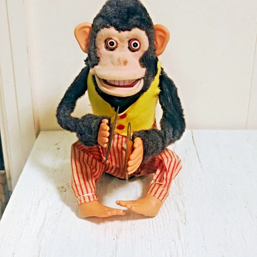 Vintage 1950's Musical Jolly Chimp, Parts or Repair