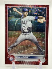 2022 Topps Update Kyle Cody #US96 Red Foil 46/199 Rangers