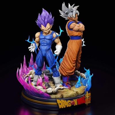 1/4 Ultra  goku & ultra ego Vegeta und Resin Anime  Bausatz   Unbemalt & Unmonti