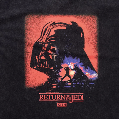 KITH STAR WARS explodingdarthvader ポスター Kith x Star Wars Darth Vader Poster Vintage T-Shirt Black | eBay