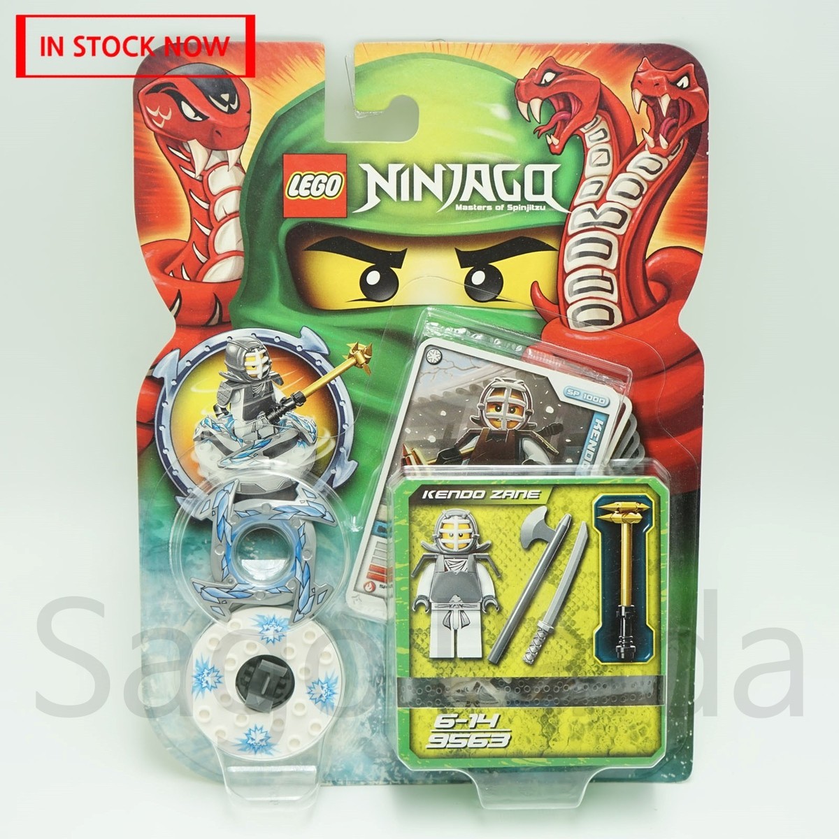 LEGO 9563 Ninjago Masters of Spinjitzu Kendo Zane New Sealed 2011
