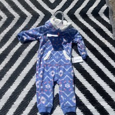 Carters Footless Pajamas With Warm Lining Size 9 Months