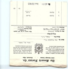 1925 Monarch Florists Co. Cleveland OH invoice to Wiggins Co