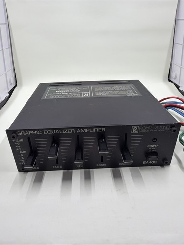 ROYAL SOUND GRAPHIC EQUALIZER AMPLIFIER EA400