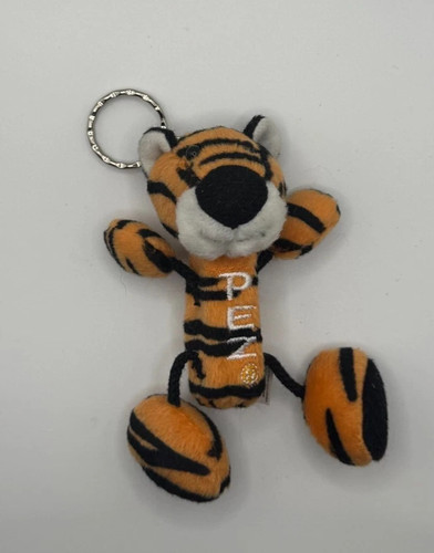 Pez Dispenser Plush Safari Babies Tiger With Keychain