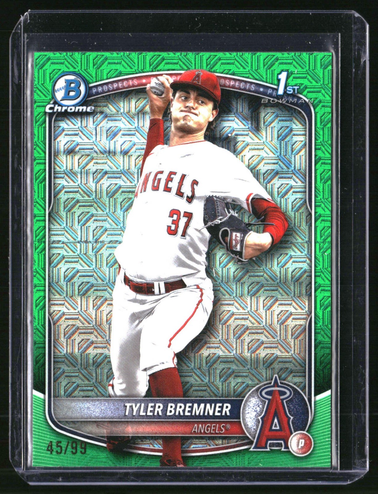 2025 Bowman Draft Mega Tyler Bremner 1st Chrome Green Refractor 45/99 #BDC-37