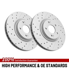 12.60"Front Drilled Disc Brake Rotor For 2011-2022 Kia Cadenza Optima Sportage