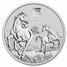 2026 Australia 1 oz Silver Lunar Horse BU (Series III)
