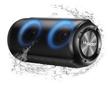 Bluetooth Speaker Portable Wireless Speaker with 6D Bass - Black  Carbon Fiber