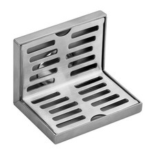 304 Stainless Steel Corner Floor Drain L Shaped Side Drain for Shower Balcony