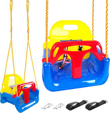 Altalena Da Giardino 3 in 1 per Bambini, Altalena per Bambini 3 in 1, Seggiolino