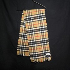 NWT - Pringle of Scotland Wool Scarf - Camel Thomson - 11" x 51"