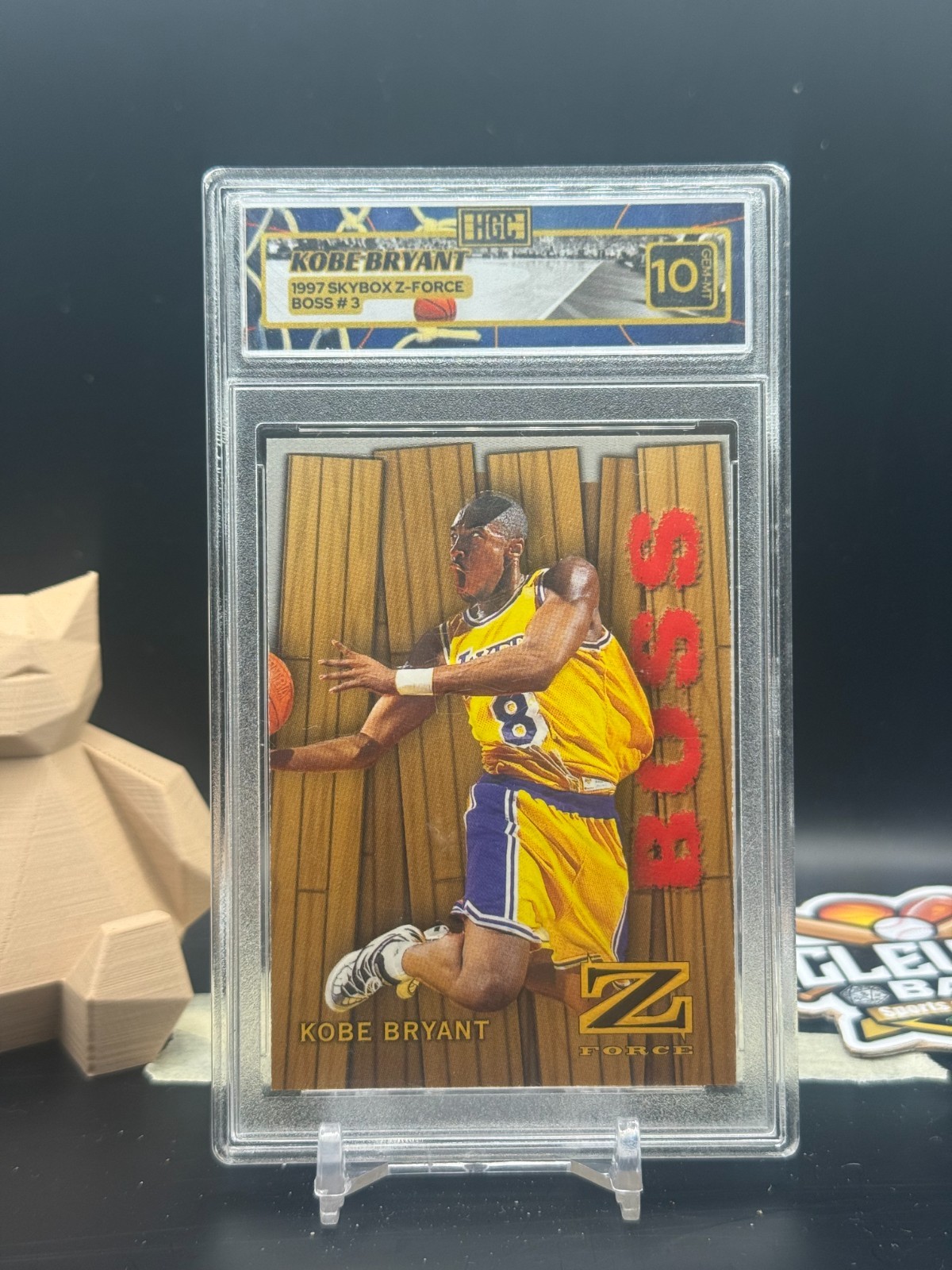 Kobe Bryant 1997 SKybox Z-Force Boss HGC 10 Lakers (CBR)