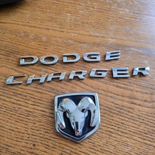 Dodge Oem 2006-2010 Charger Chrome Rear Letter Lettering Emblem Badge Trunk
