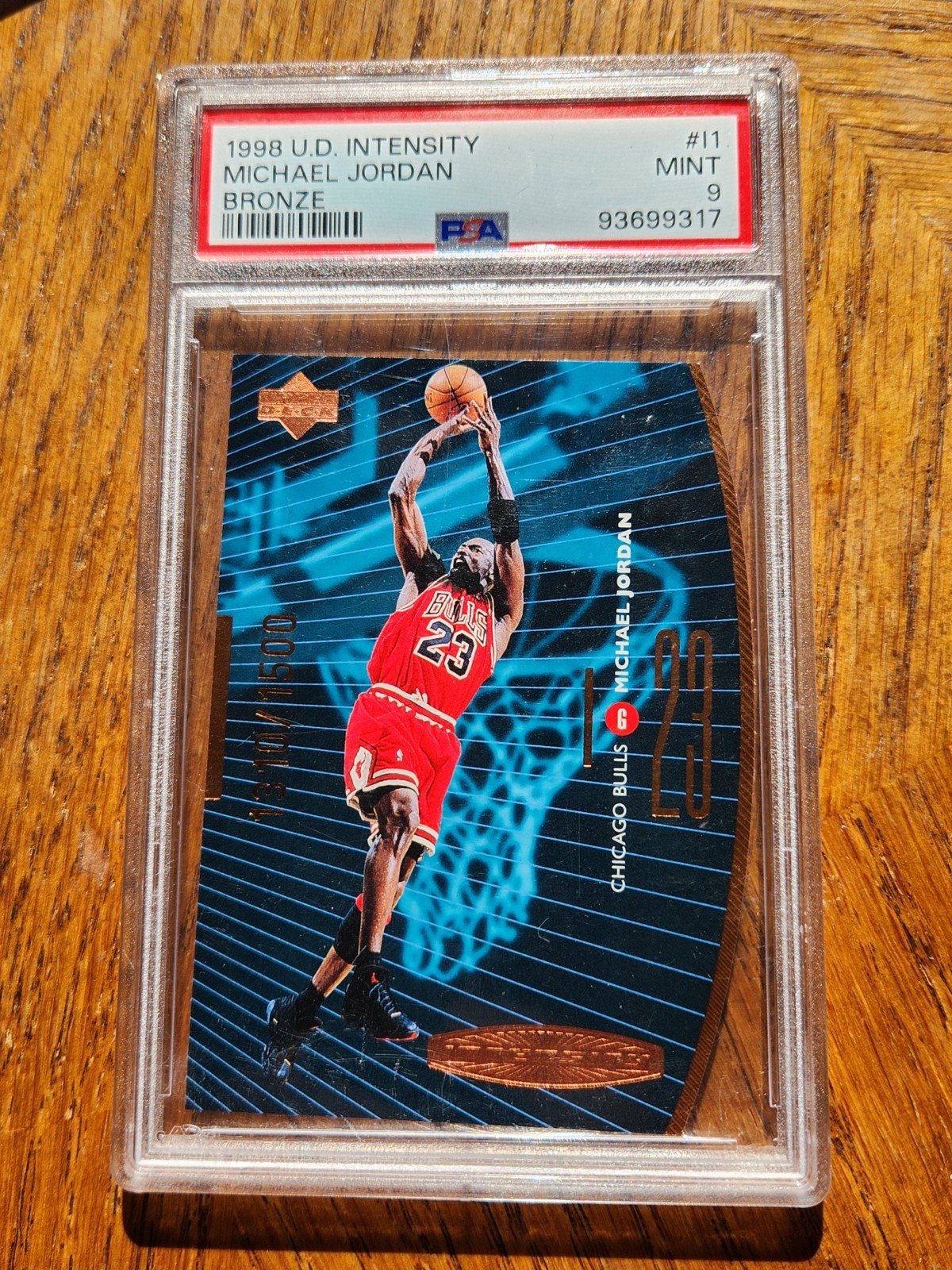 1998-99 Upper Deck - Intensity Michael Jordan #I1 Bronze Quantum Die-Cut /1500