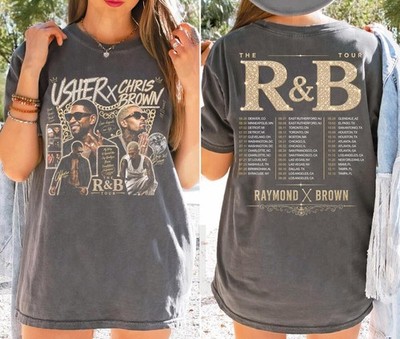 Usher Chris Brown R&B Tour 2026 Concert T-Shirt, Chris Brown and Usher Shirt