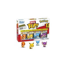 Funko Bitty POP! Pokemon - Paquete de 4 figuras de vinilo coleccionables Charmander