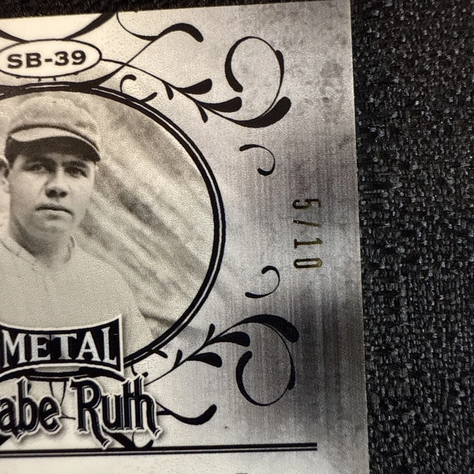 Taco usado Babe Ruth 2019 Leaf Collection jogo #SB-39 5/10 New York Yankees MLB - Imagem 4 de 4
