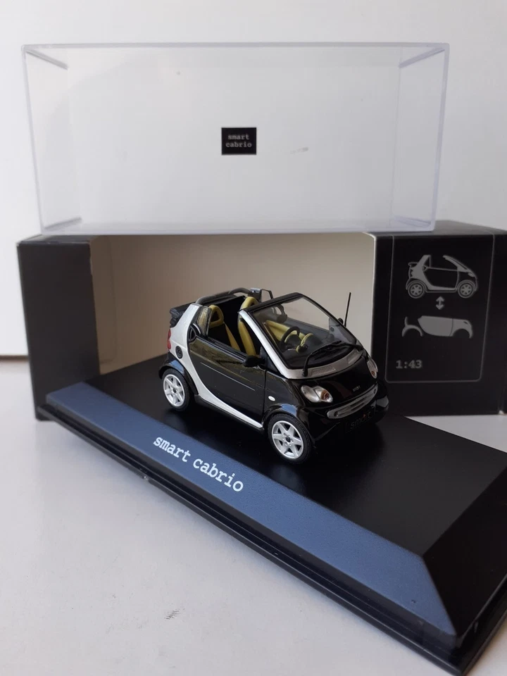 MINICHAMPS - 1/43 - SMART CABRIOLET DE 2000 - BOITE D'ORIGINE - EXCELLENT ETAT - Photo 2/4