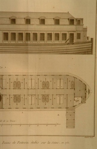 Friseur Bader Baden Bad Badeschiff Paris Seine Bordell Perruqier Baigneur 1761 - Bild 3 von 3