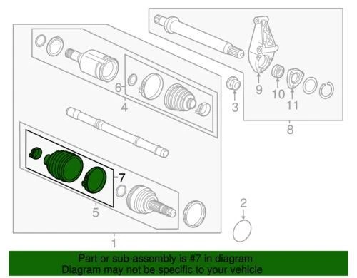 Kit de arranque exterior genuino GM 2013-2022 Chevrolet Buick LT con anillo de abrazaderas 95908469 Foto 3 de 3