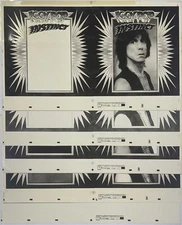 Iggy Pop proofs for “Instinct “ album cover