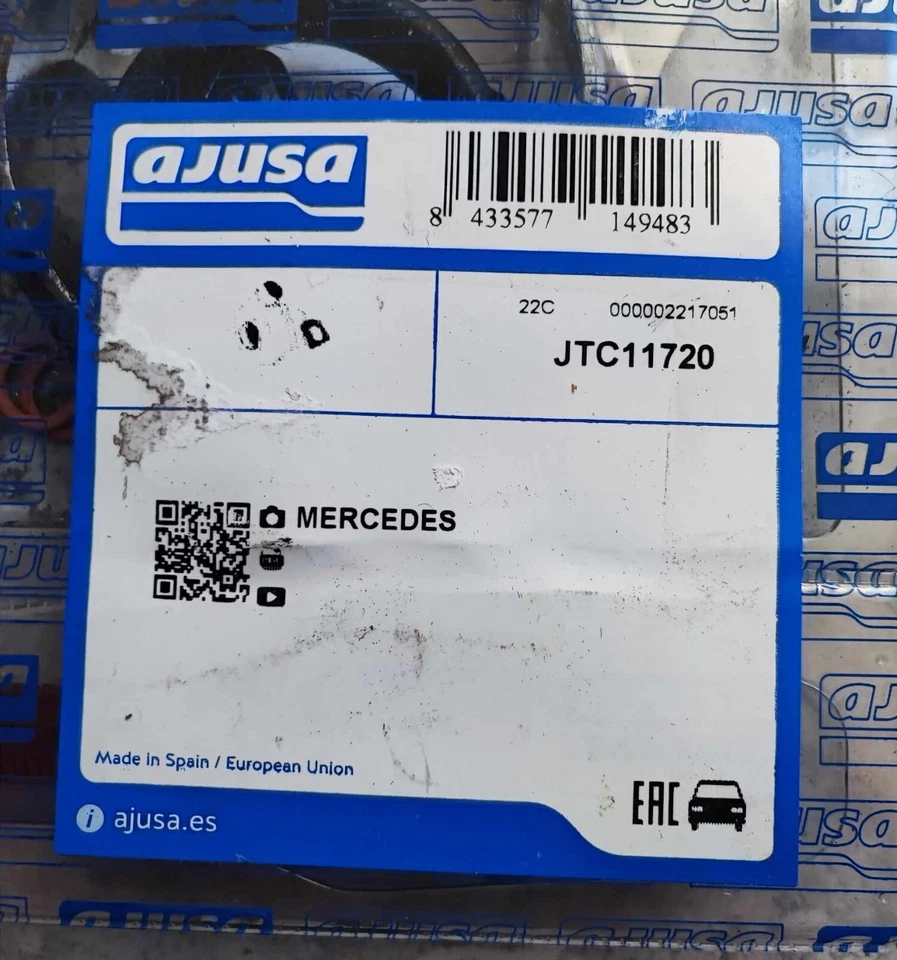 Mercedes-Benz Turbocharger Charger Mounting Kit Gaskets AJUSA - Image 3 of 3