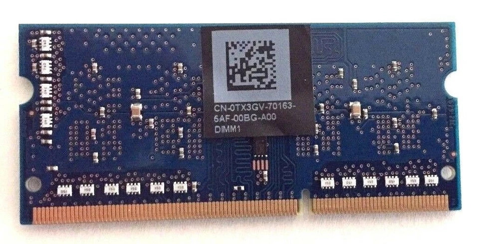 Módulo de memória TX3GV Dell 2GB SODIMM 204 pinos para Inspiron 15 5558 - Imagem 2 de 4