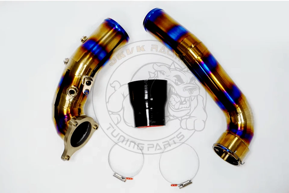 Tubo de carga de titanio para BMW B58 serie F (140i, 240i, 340i, 440i) puerta ascendente 3.0T Foto 3 de 4