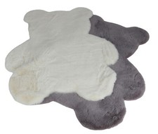 Motivteppich Bär 73x90cm Kuschelteppich Tiermotiv superweich Mikrofaser