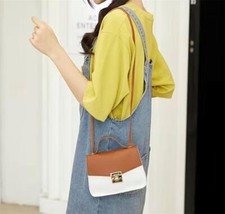 New Kids Girl Children Crossbody Shoulder Bag Handbag Purse Cute Mini Brown Wht