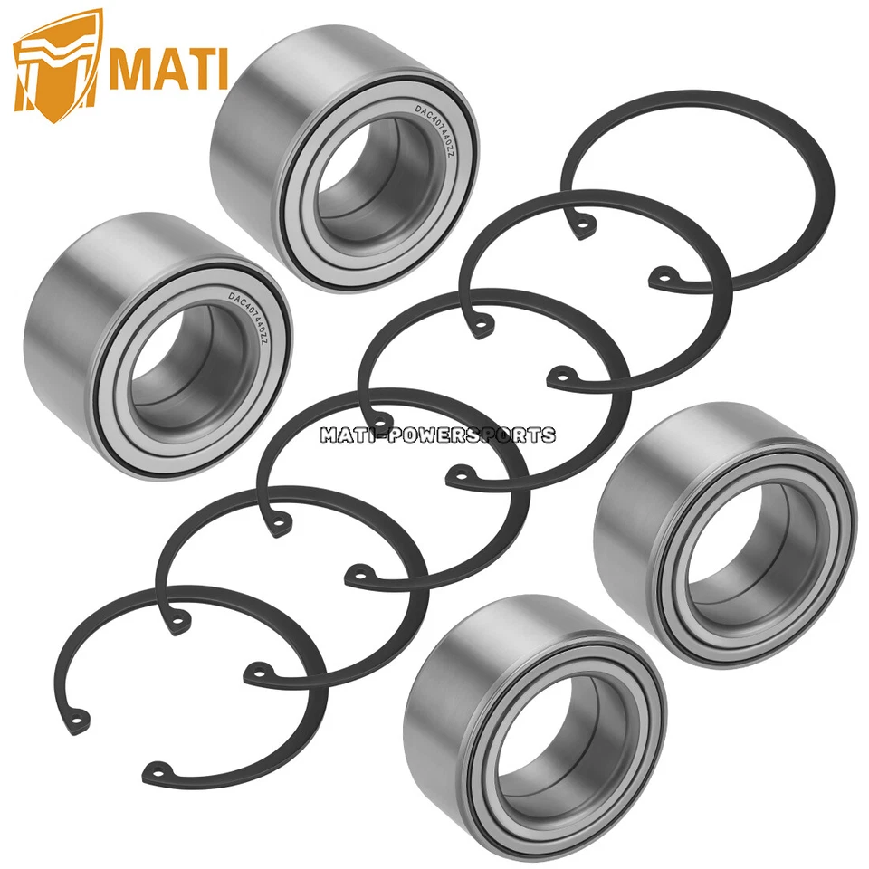 Rodamientos de rueda delanteros y traseros para Polaris Polaris Ranger 500 570 700 800 900 1000 Foto 2 de 4