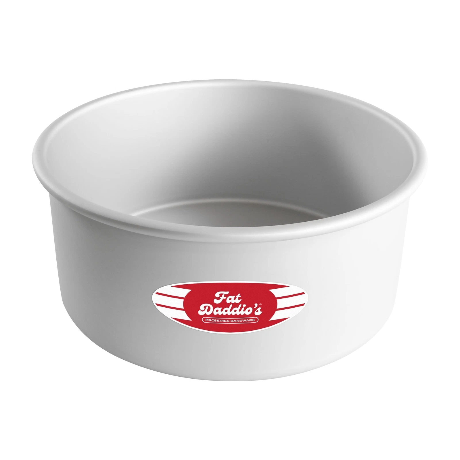 9x4 Inch Silver Baking Pan Anodized Aluminum for Cakes Pizzas Easy Release