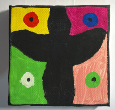 Kinder - Kunst,   '' S c h u t z  -  E n g e l  ''   zum  Aufhängen,   aus   D  !