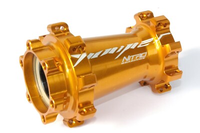 YUNIPER Lefty 2.0 Nabe 28H gold 116g leicht Straightpull passend für Cannondale