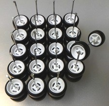 4 Spoke 10 Mm Long Axle Rubber Tire 10 Set White Colors Jdm 164 4 Spoke 10 Mm Long Axle Rubber Tire 10 Set White Colors Jdm 164