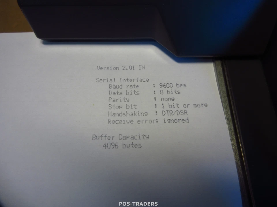 Epson TM-U295 M66SA POS Slip Receipt Printer 7-Pin Dot Matrix Black INCL COVER - Bild 2 von 4