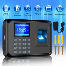 Biometric Fingerprint Checking-in Attendance Machine Office Employee Time Clock