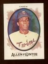 2017 Topps Allen & Ginter Hot Box Foil #79 Rod Carew ⚾ HOF