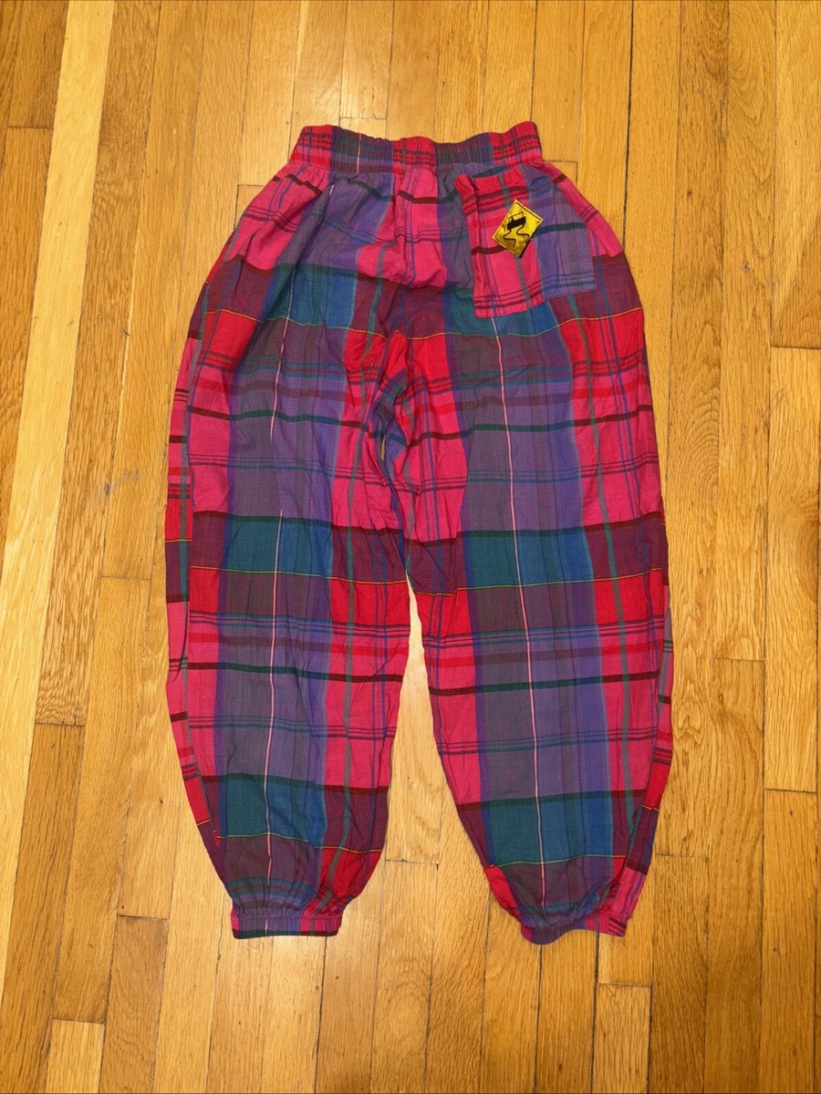 VTG 90's Skidz Pants Plaid Small / Medium | eBay
