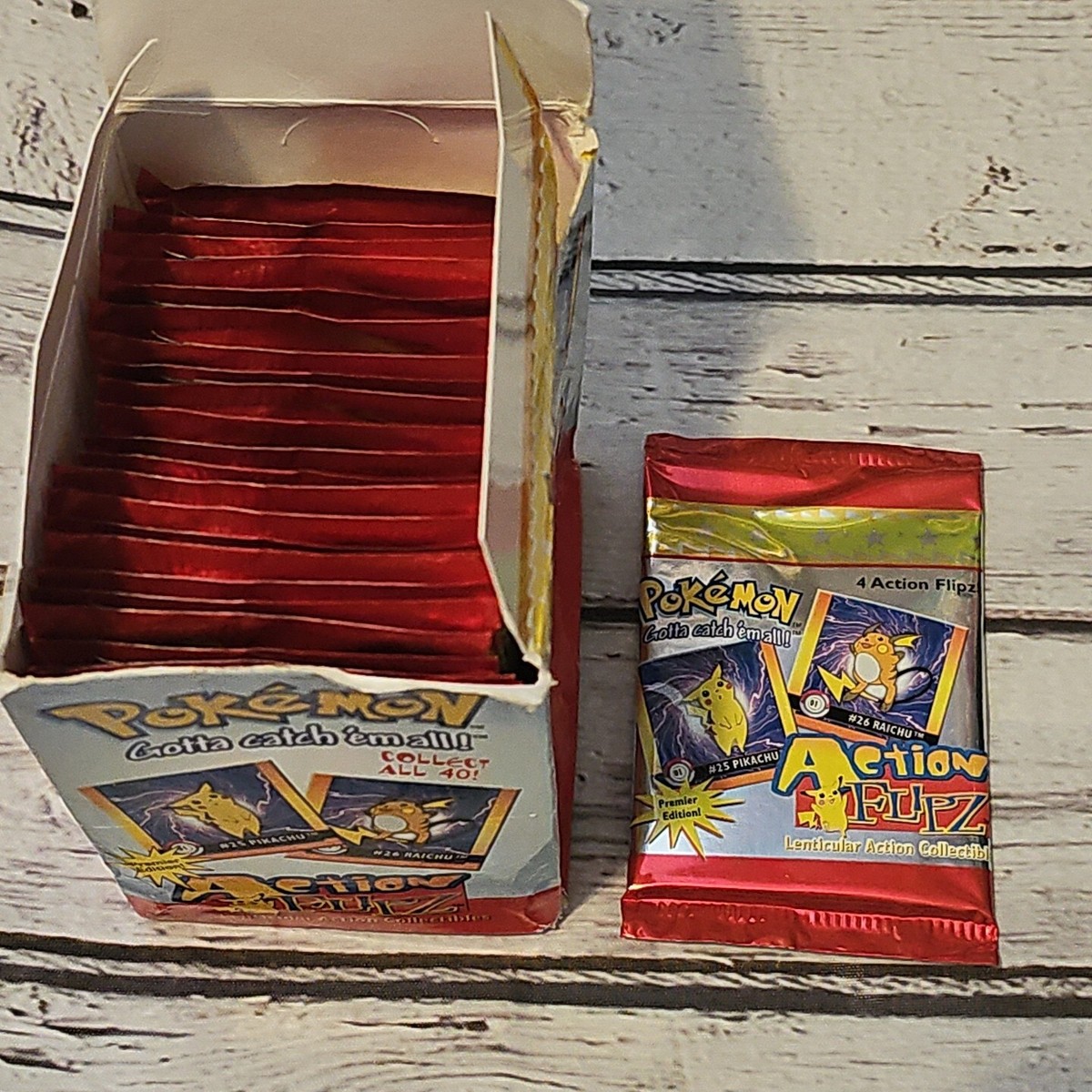6 24ct Boxes of Pokemon Action Flipz Cards Premier