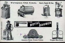 1891 Peabody & Parks Trojan Oil Cans Potato Bug Killer Troy NY Letter Head Bill