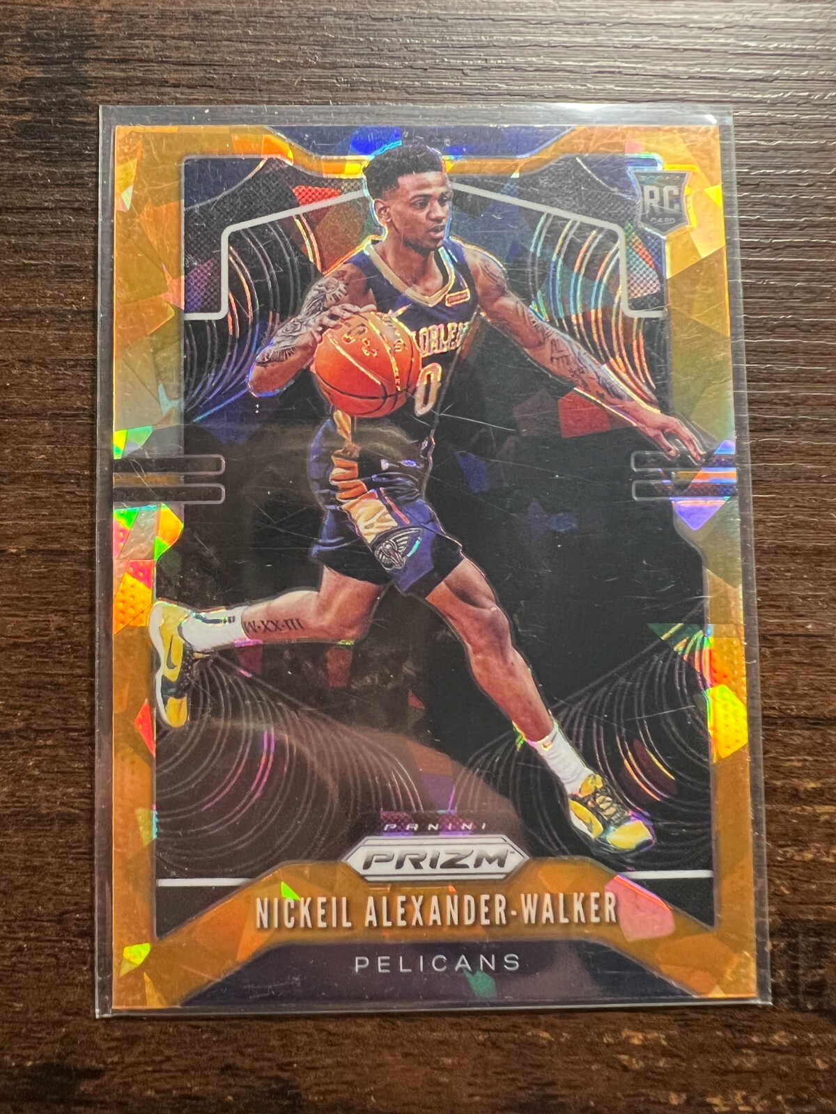 A93,411 - 2019-20 Panini Prizm Prizms Orange Ice #263 Nickeil Alexander-Walker