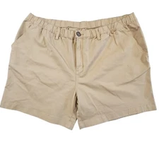 Chubbies Shorts Mens Size XXL Tan Regular Fit Chino Athletic Preppy 5.5 Inseam