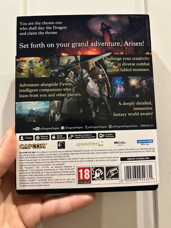 Dragon's Dogma II "Steelbook Edition" (PS5) "NO DISK" - Image 2 of 4