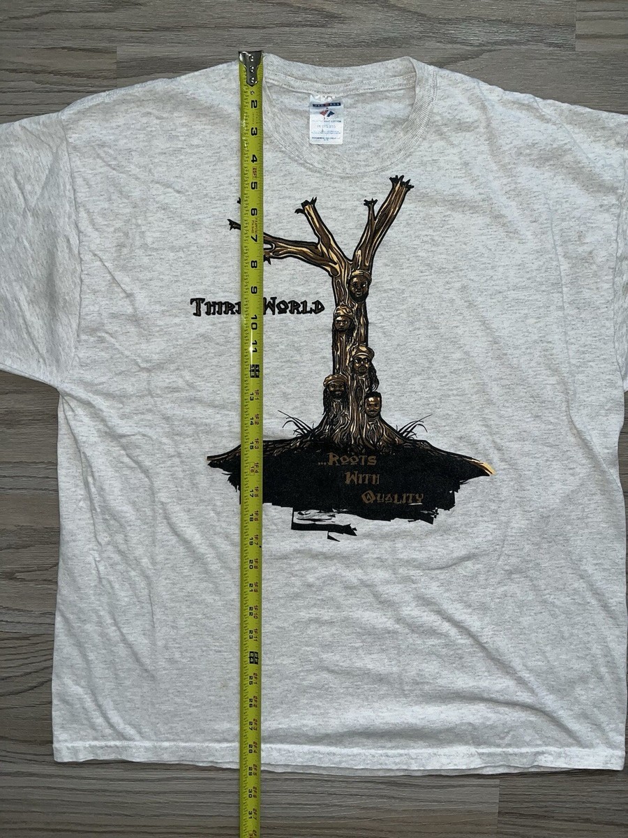 Vintage Third World Brothers Reggae Band Tee T-Shirt Mens 2XL