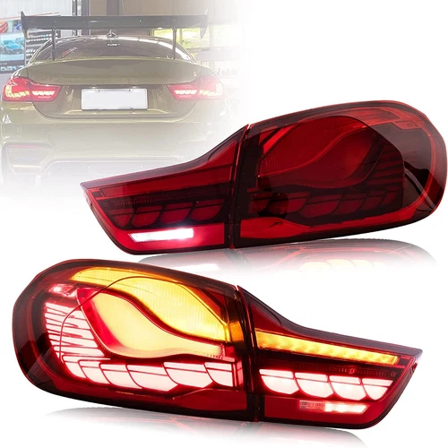 VLAND Red GTS OLED Tail Lights For 2014-2020 BMW 4 Series & M4 W/Animation - Bild 1 von 16